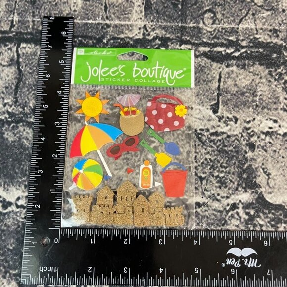 Ek Sandylion Jolee's Pirate Beach Clouds Dimensional 3D Stickers Embelishments - Picture 4 of 16